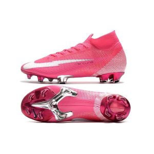 Kopačky Pánské Nike Mercurial Superfly VII Elite FG ACC Mbappé Pink – Pink Bílý Černá